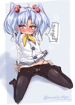 タイツ越しのスケベパンツるりるり