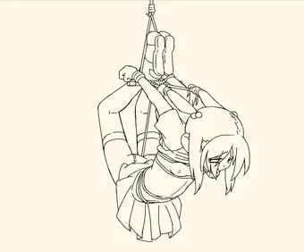 吊って回す。