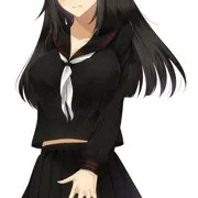 黒髪黒セーラーさん