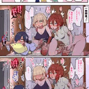 AV見ながら連れオナしてしまうふたなり3人組♪
