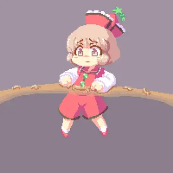 リリカちゃんでエロトラップダンジョン（ドットアニメ）