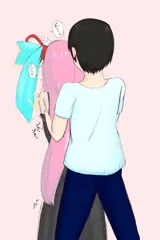茜ちゃんのお尻スリスリ