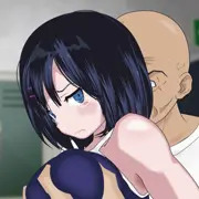 【GIFアニメ】後ろから胸をモミモミ