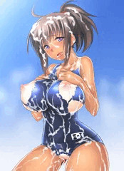 夏だ！スク水だ！ぶっかけまくれっ！