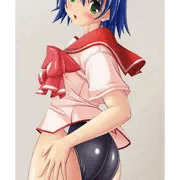 制服＋競泳由真