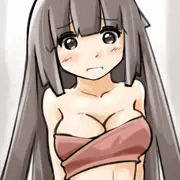 胸を締め付けた格好で石化した場合
