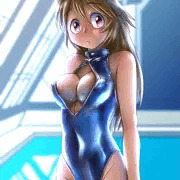 例の水着