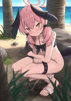 コハルちゃんのこっそり野ション