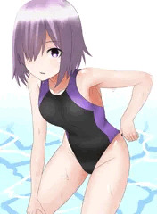 競泳マシュ