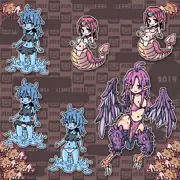 2019年ドット絵モンスター娘おみくじ