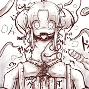 触手いっぱい穴責め