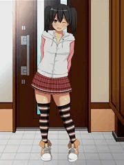 せっかく遊びに来たのに追い返されて拗ねる女の子
