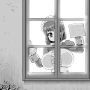 窓際のメイドさん