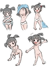 今月描いた太鼓の達人の太鼓ガールと落書き