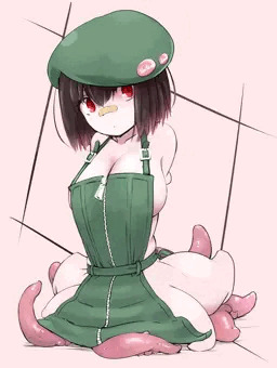 裸エプロン(触手)