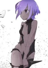 服が破れながらも戦う静謐ちゃん