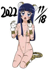 虎柄ビキニの青木れいか