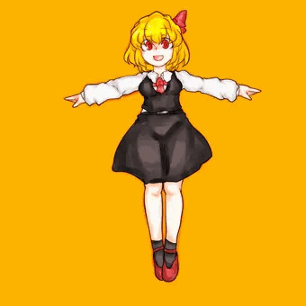 ふくらむルーミアさんjpeg
