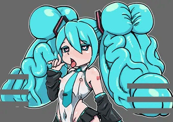 髪ちんぽミク