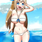 【戦艦少女差分】水着レキシントン
