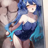 プールの後はシャワーもだよね