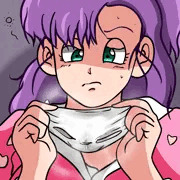 パンツの異変に気づくブルマ