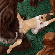 腕押さえ輪姦