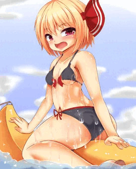 ルーミアちゃんと海水浴