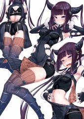 縦セタ楊貴妃ちゃん　黒インナーVer
