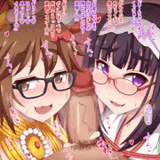 W頬ズリ