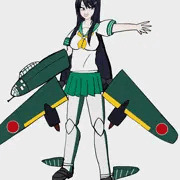 銀翼娘　陸上爆撃機　銀河