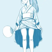 浴衣でおまつり。