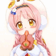 ミミ、ニンジンだぁ～いすき♪