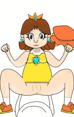 デイジー姫の大便踏ん張り