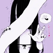 目隠し竿でピース✌
