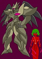 邪翼龍の魔触装甲機神とふたなり