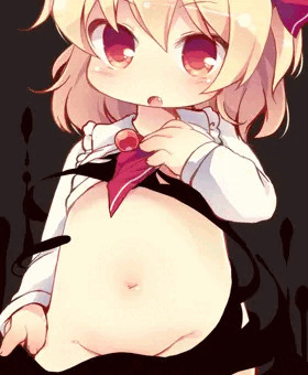 ルーミアちゃんおなかマウスパッド