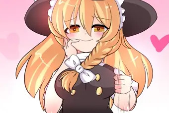魔理沙ヌいてくれるってよ。（動くやつ）