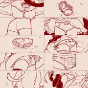 手書きパンツ３２