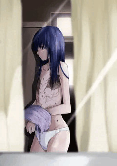 転校生の着替えを覗き!!(´☣౪☣)