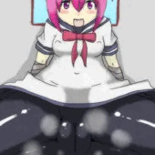 子日のスパッツ