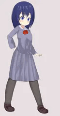 オリキャラ青髪ちゃんのおむつ