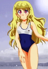 水着のめぐちゃん