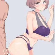 ムジナさんチャラ男と立ちバック