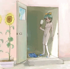 学校でこっそり脱いじゃって涼んじゃおう