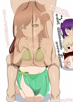 りーさんおっぱいずり