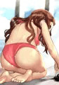 お習字する関裕美ちゃん