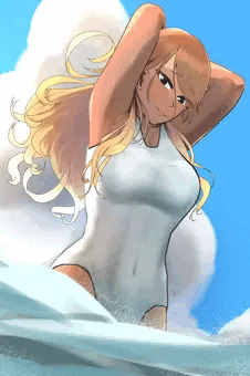 愛依　白スク