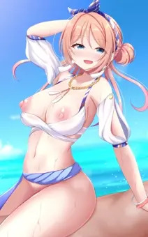 水着莉波お姉ちゃんに搾り取られたい♡