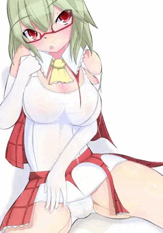 ゆうかりんに白スク水を。。
